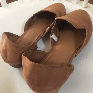 Tan Universal Thread Faux Leather Flat Loafers